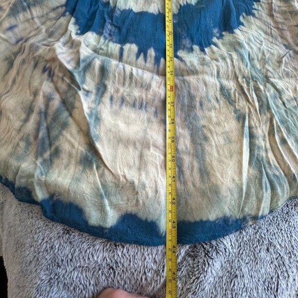 KAthmandu Imports Dress Size 8 Tie Dye Maxi Asymmetrical Fairy Festival 17031 - Picture 6 of 9